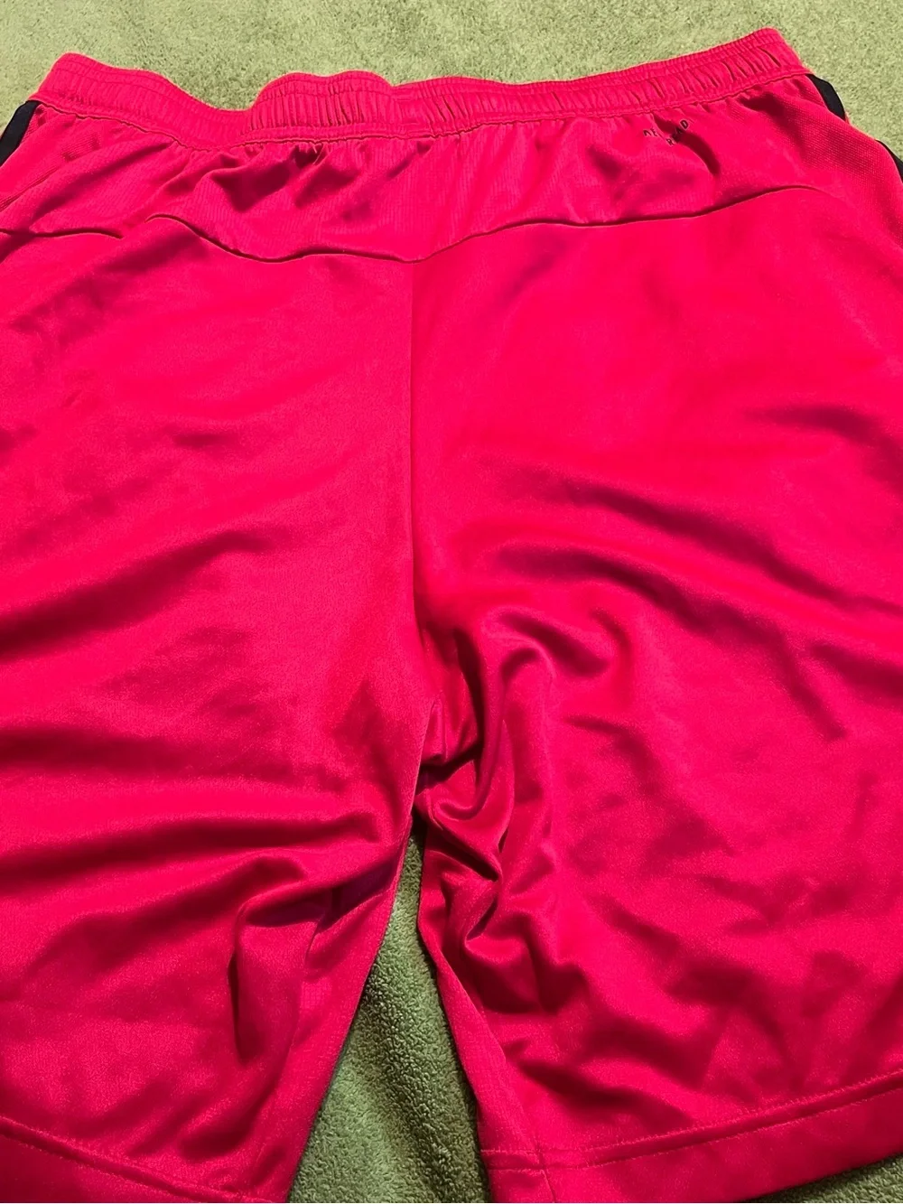 Adidas Primeblue Aeroready 3-Stripes Black/Red Training Shorts with Zippered Poc